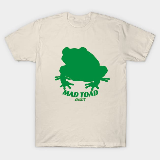 Mad Toad Society - Toad Vibes Green T-Shirt by Mad Toad Society